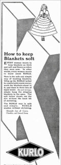 Kurlos Blanket Soft Vintage Retro Advert Poster A4 Photo Print