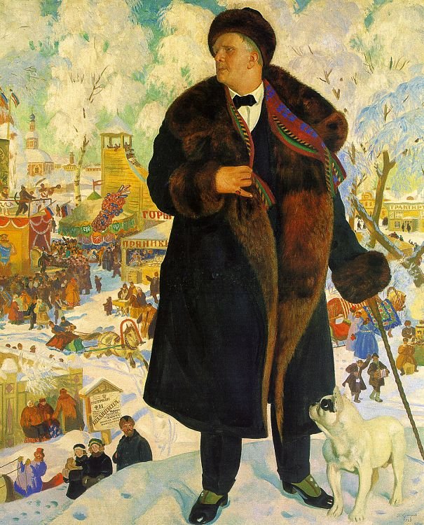 Kustodiev Boris Russian 1878 19274 Art A4 Photo Print