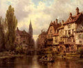 Kuwasseg Charles Euphrasie Promenade En Bateau A4 Photo Print