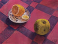 Kuzma Petrov Vodkin apple and lemon 1930 Art A4 Photo Print UK