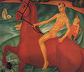 Kuzma Petrov Vodkin bathing the red horse 1912 Art A4 Photo Print UK