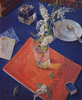 Kuzma Petrov Vodkin bird cherry in a glass 1932 Art A4 Photo Print UK