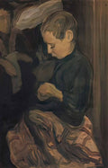 Kuzma Petrov Vodkin boy Art A4 Photo Print