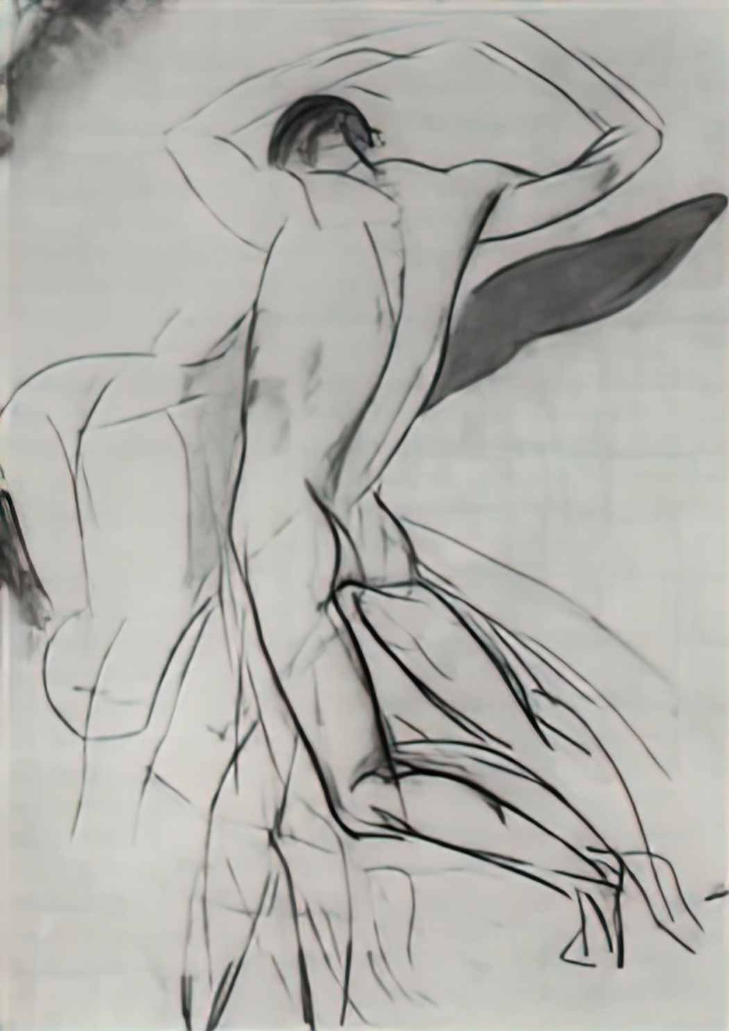 Kuzma Petrov Vodkin boy jumping into water 1913 Art A4 Photo Print UK