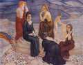 Kuzma Petrov Vodkin coast 1908 Art A4 Photo Print