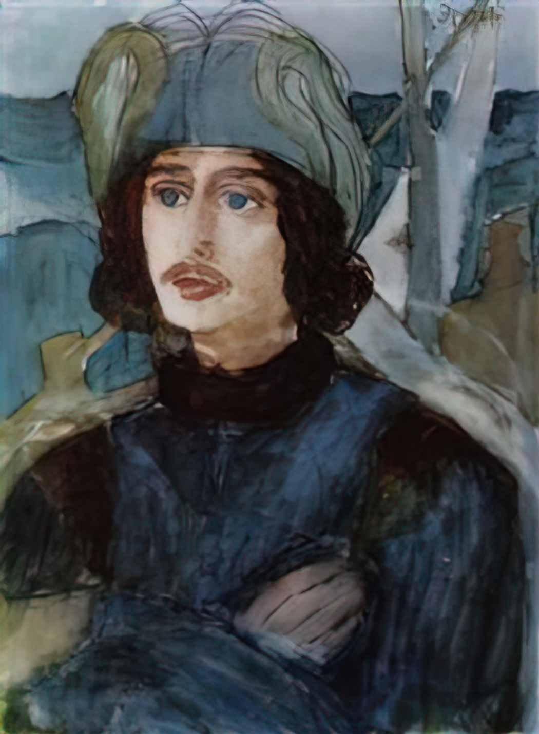 Kuzma Petrov Vodkin epitaph 1904 Art A4 Photo Print UK