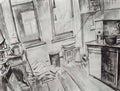 Kuzma Petrov Vodkin kitchen 1922 Art A4 Photo Print
