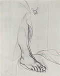 Kuzma Petrov Vodkin leg 1909 Art A4 Photo Print