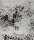 Kuzma Petrov Vodkin over a cliff 1920 Art A4 Photo Print UK