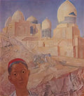 Kuzma Petrov Vodkin shah i zinda 1921 Art A4 Photo Print UK