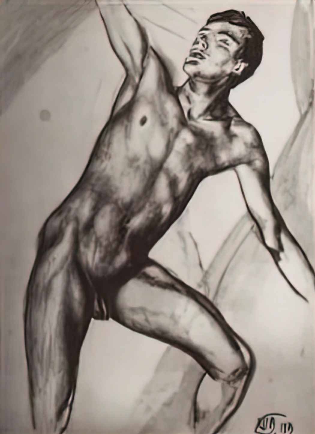 Kuzma Petrov Vodkin sitter 1913 Art A4 Photo Print