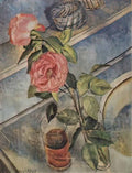 Kuzma Petrov Vodkin still life with roses 1922 Art A4 Photo Print UK