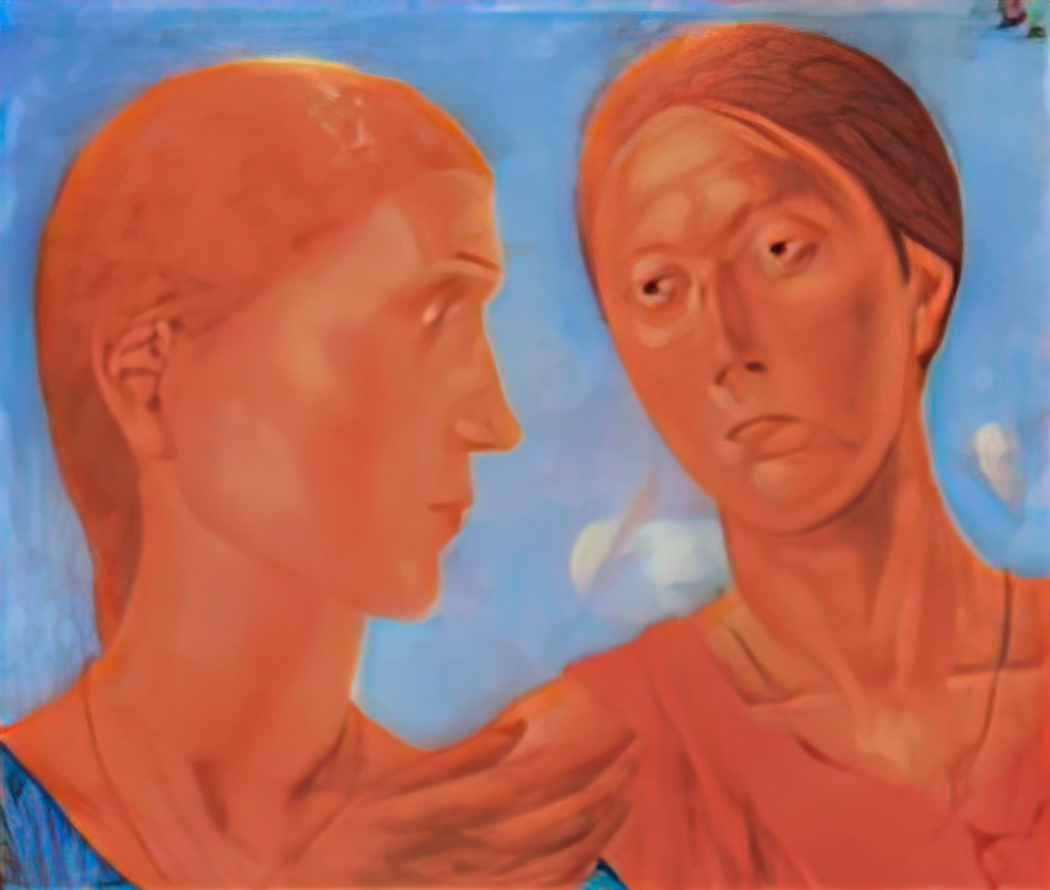 Kuzma Petrov Vodkin two 1917 Art A4 Photo Print