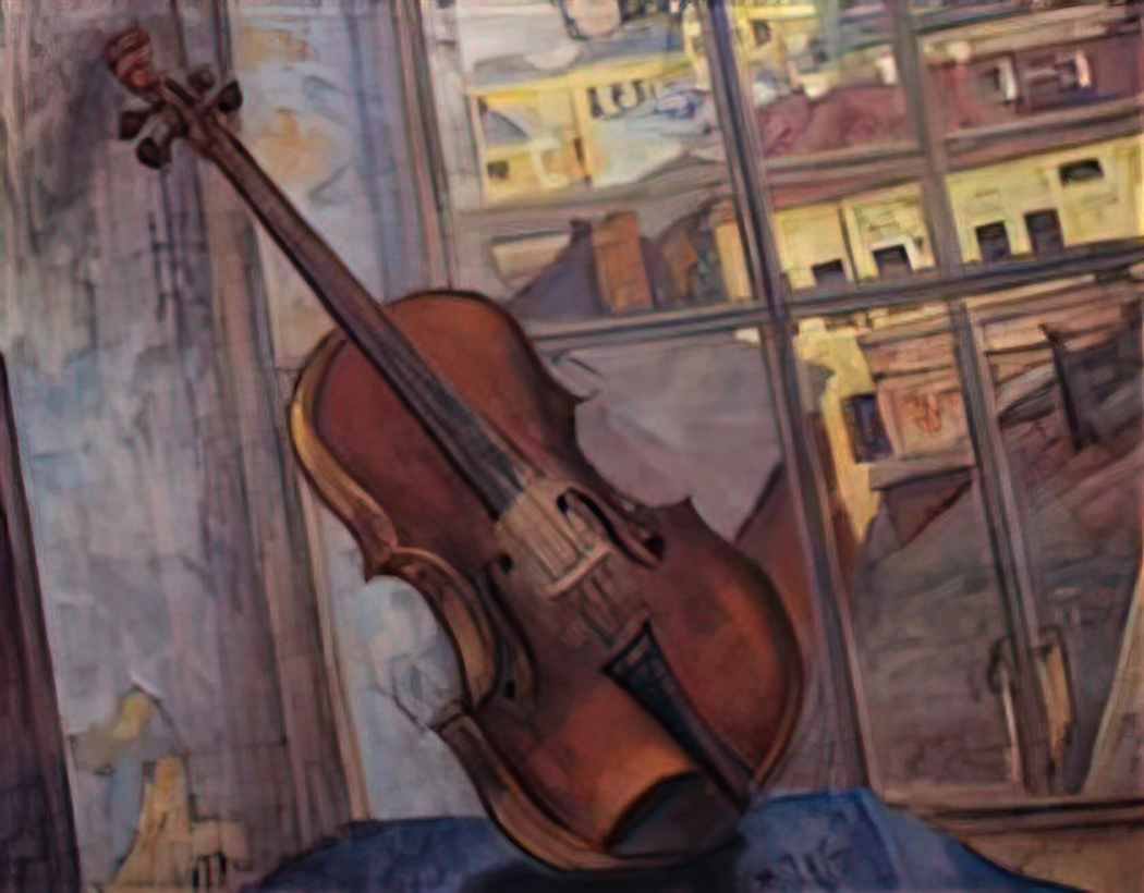 Kuzma Petrov Vodkin violin 1918 Art A4 Photo Print