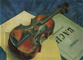 Kuzma Petrov Vodkin violin 1921 Art A4 Photo Print UK