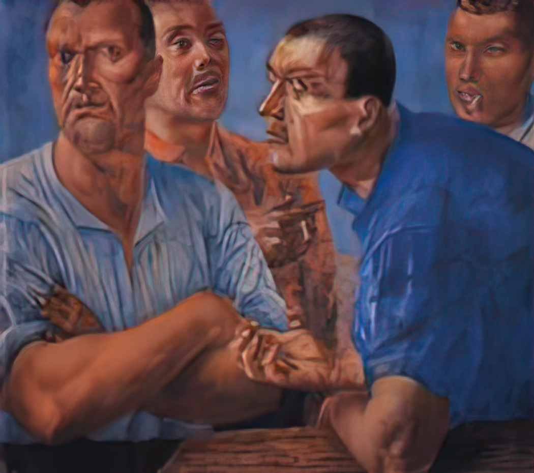 Kuzma Petrov Vodkin workers 1926 Art A4 Photo Print