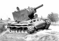 Kv Ii Heavy Tank 2 A4 Photo Print