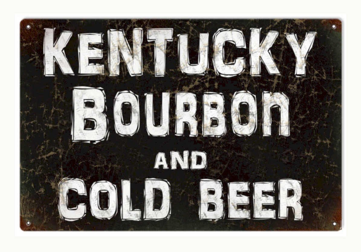 Ky Bourbon Beer Vintage Retro Advert Ads A4 Photo Print
