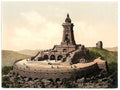Kyffhauser and monument II Thuringia Vintage A4 Photo Print