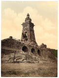 Kyffhauser and monument III Thuringia Vintage A4 Photo Print
