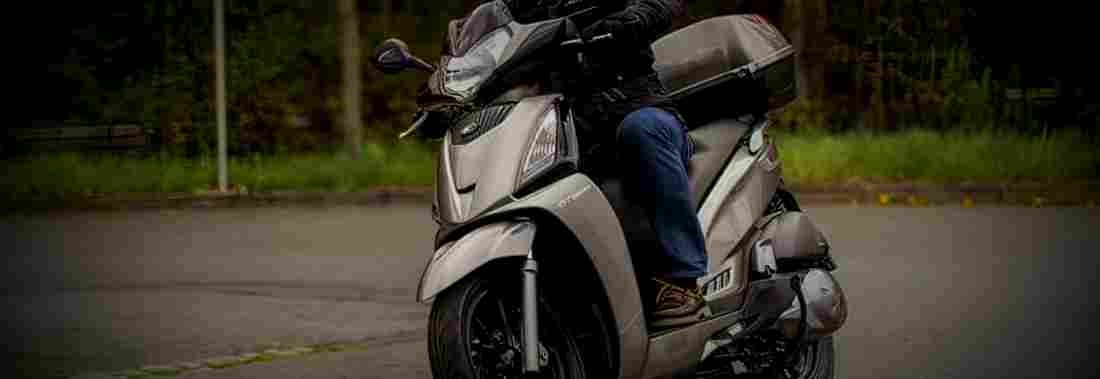 Kymco People GT 300i 2017 1 825x284 motorbike A4 Photo Print