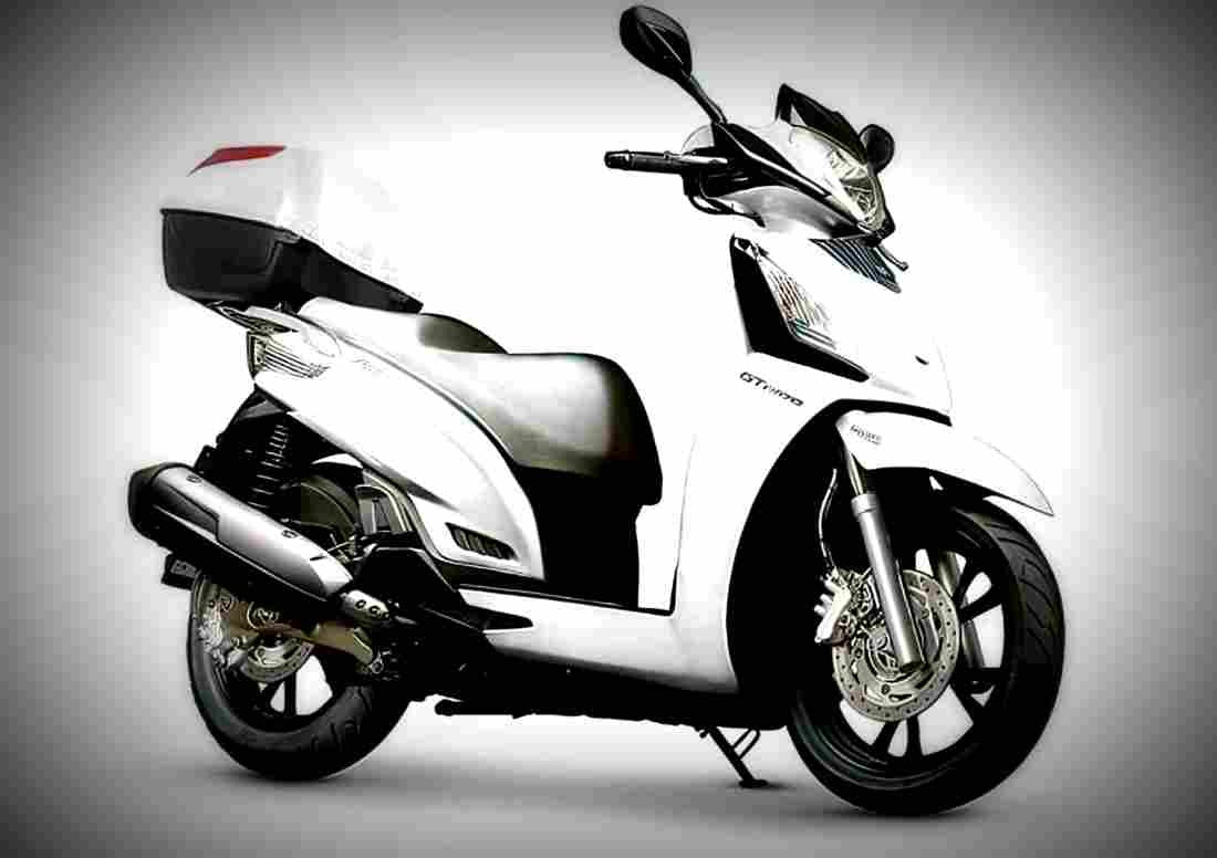 Kymco People GT 300i ABS 2017 2 motorbike A4 Photo Print