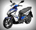 Kymco Super 8 50 2017 3 motorbike A4 Photo Print
