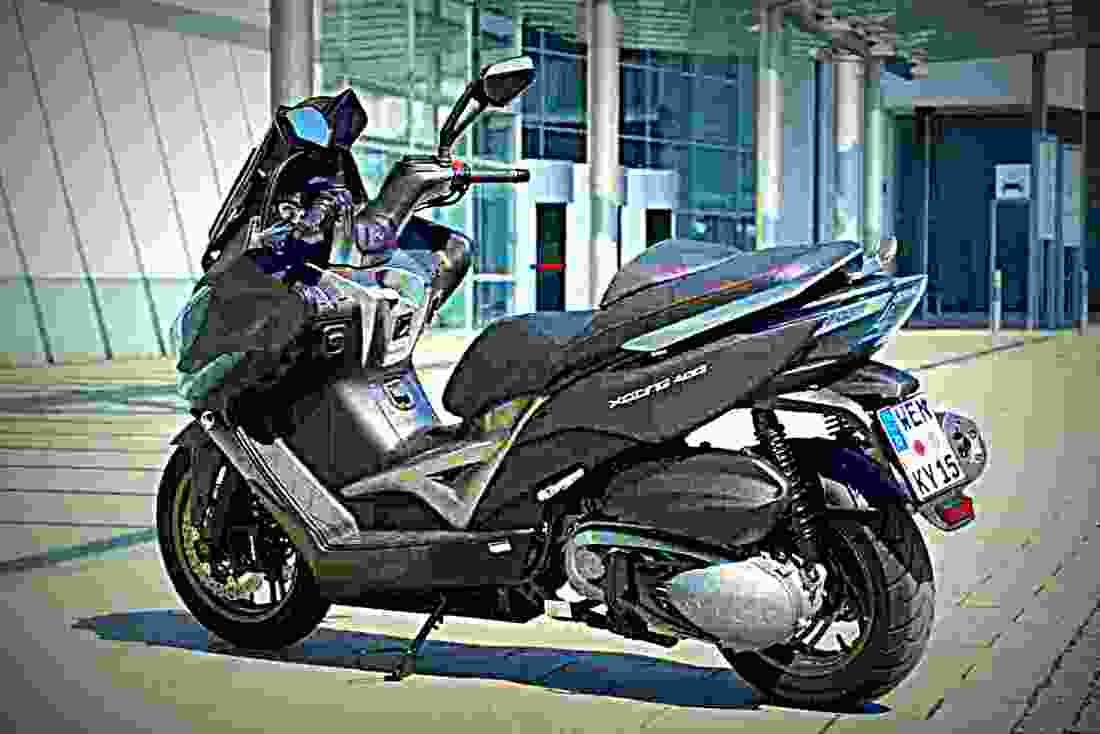 Kymco Xciting 400i ABS 2017 1 motorbike A4 Photo Print