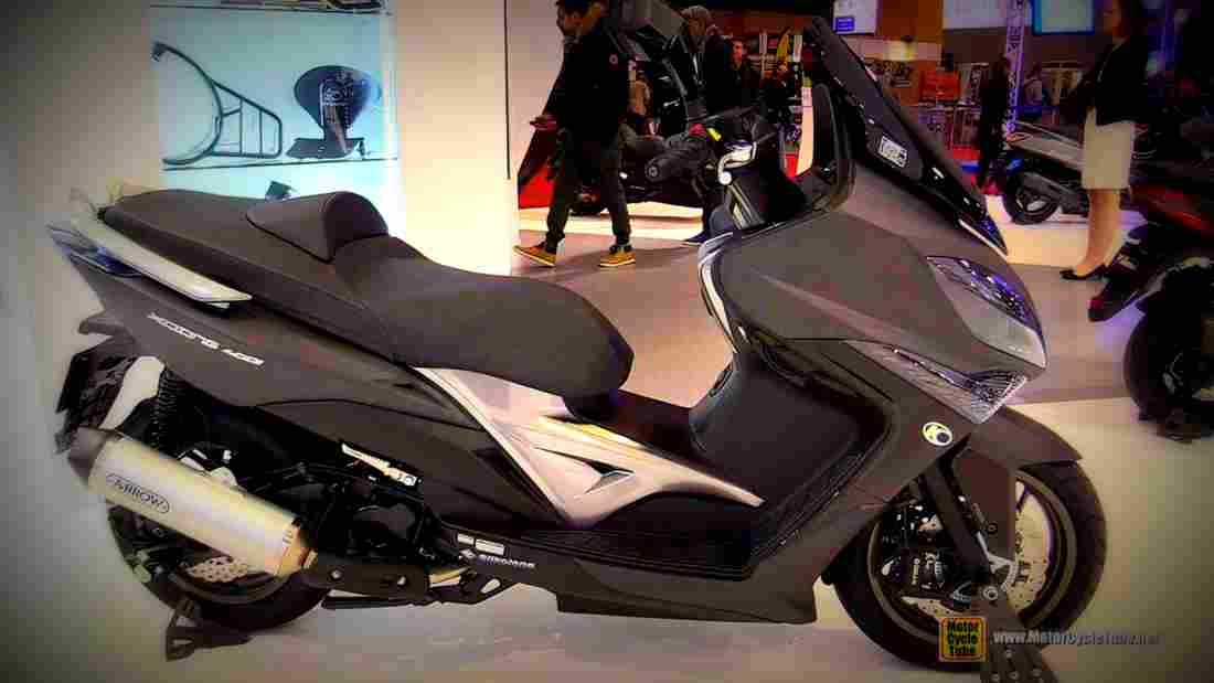 Kymco Xciting 400i ABS 2017 3 motorbike A4 Photo Print