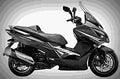 Kymco Xciting 400i ABS 2017 4 motorbike A4 Photo Print