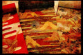 Kyoto Japan 145064 Exquisite Silk Brocade For A Kimono Sash A4 Limited Edition Watercolour Print