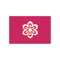 Kyoto Pref Flag N2545 A4 Photo Print