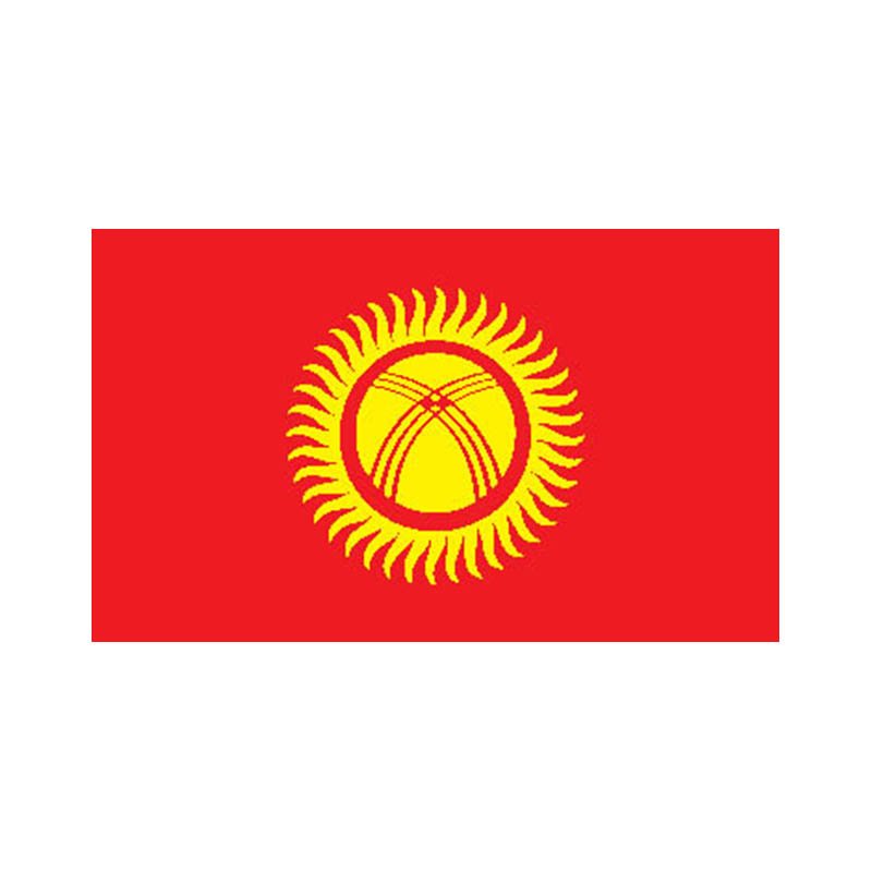 Kyrgyzstan Flag N1300 A4 Photo Print