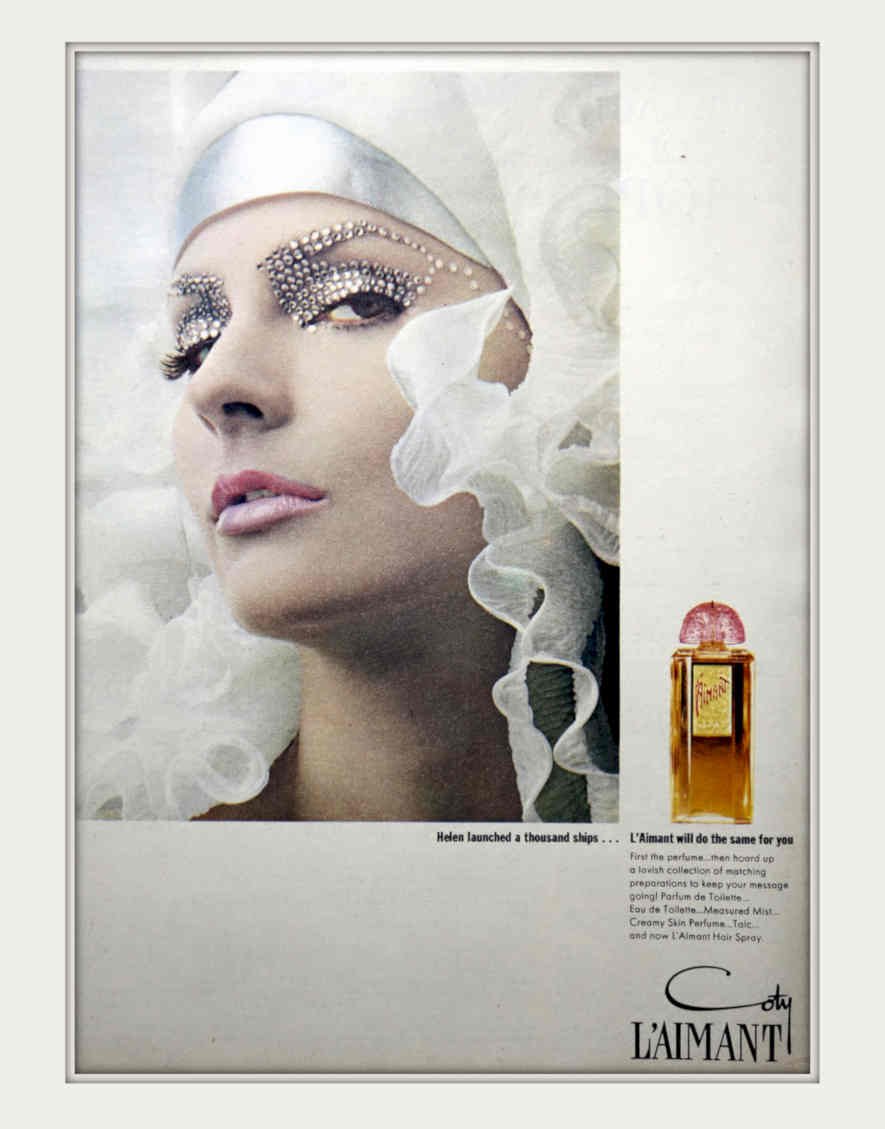 L Aimant Perfume Vintage Retro Advert Poster A4 Photo Print