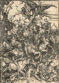 L Apocalypse De Saint Jean 1497 Vintage A4 Photo Print