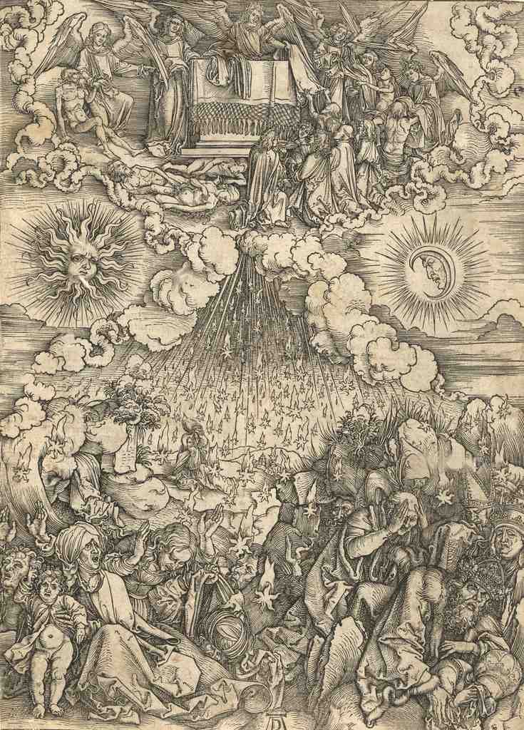 L Apocalypsede Saint Jean 1497b Vintage A4 Photo Print