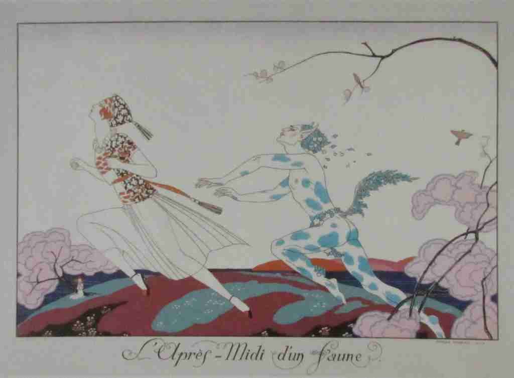 L Apres Midi D Un Faune George Barbier A4 Photo Print