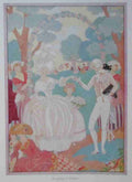 L Illustration Le Mariage De Delphine 1924 George Barbier A4 Photo Print