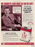 L M Cigarette Vintage Retro Advert Ads A4 Photo Print