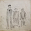 L S Lowry A Family 1 A4 Art Photo Print 1