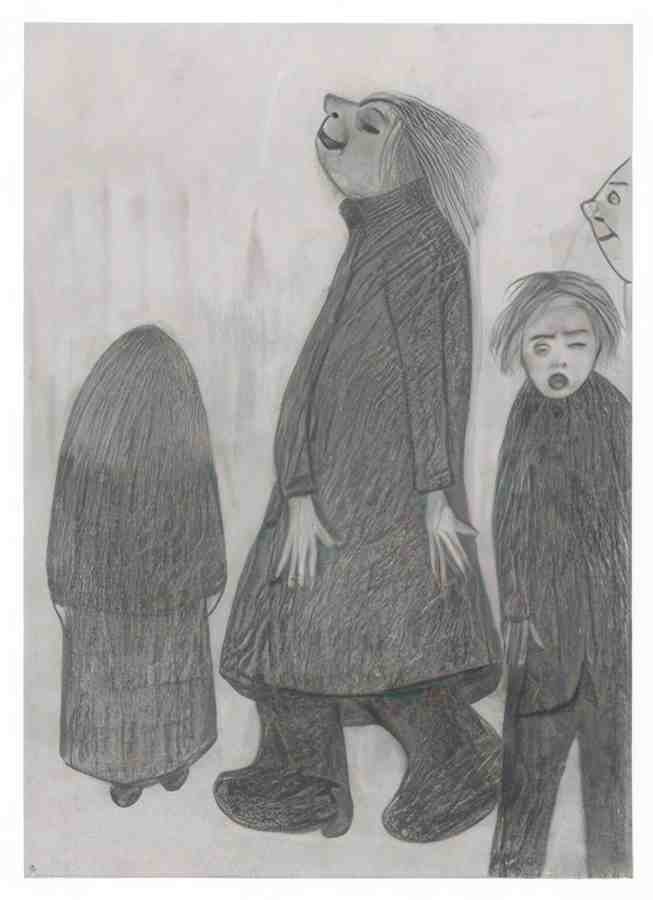 L S Lowry A Group Of Figures (2) A4 Photo Print 1