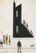 L S Lowry A House 2 A4 Art Photo Print