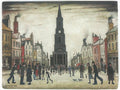 L S Lowry A Market Place, Berwick Upon Tweed A4 Photo Print 1