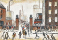 L S Lowry A Mill Scene, Wigan A4 Art Photo Print 1