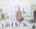 L S Lowry A Street Scene 1 A4 Art Photo Print 1