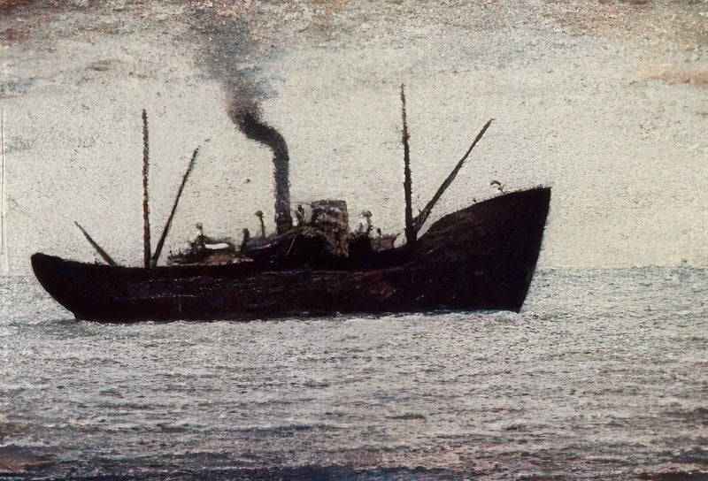 L S Lowry A Tramp Steamer Approaching The Clyde(1) A4 Photo Print 1