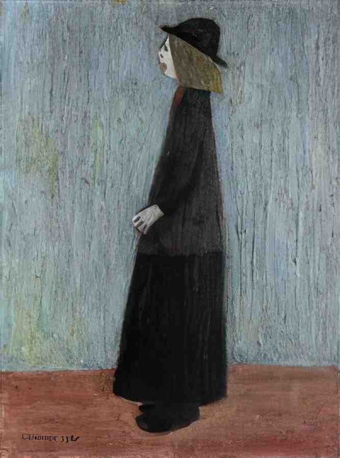 L S Lowry A Woman Standing(1) A4 Photo Print 1