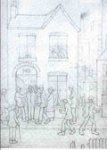 L S Lowry An Arrest(2) A4 Photo Print