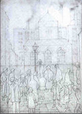 L S Lowry An Open Space (2) A4 Photo Print