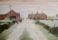 L S Lowry Ardens Farm, Moorside, Lancashire A4 Art Photo Print 1